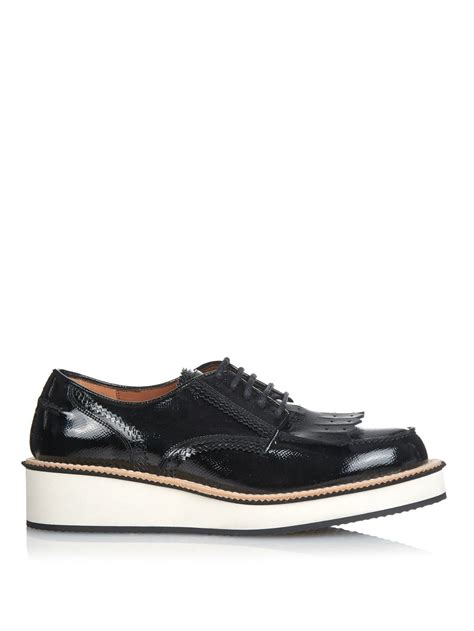 givenchy rottweiler lace-up derby shoes